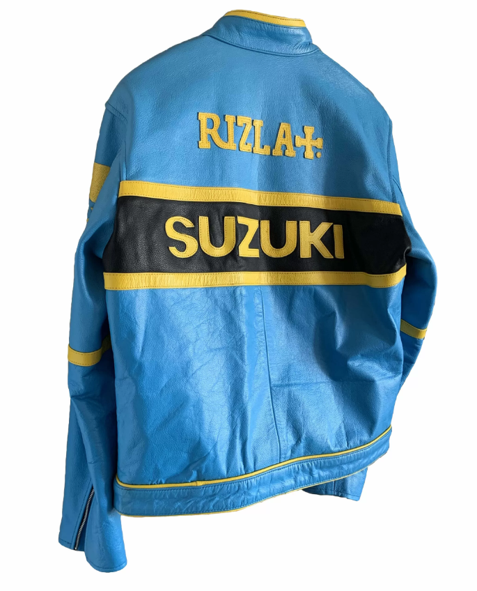 GSXR Suzuki Rizla Motorcycle Leather Jacket