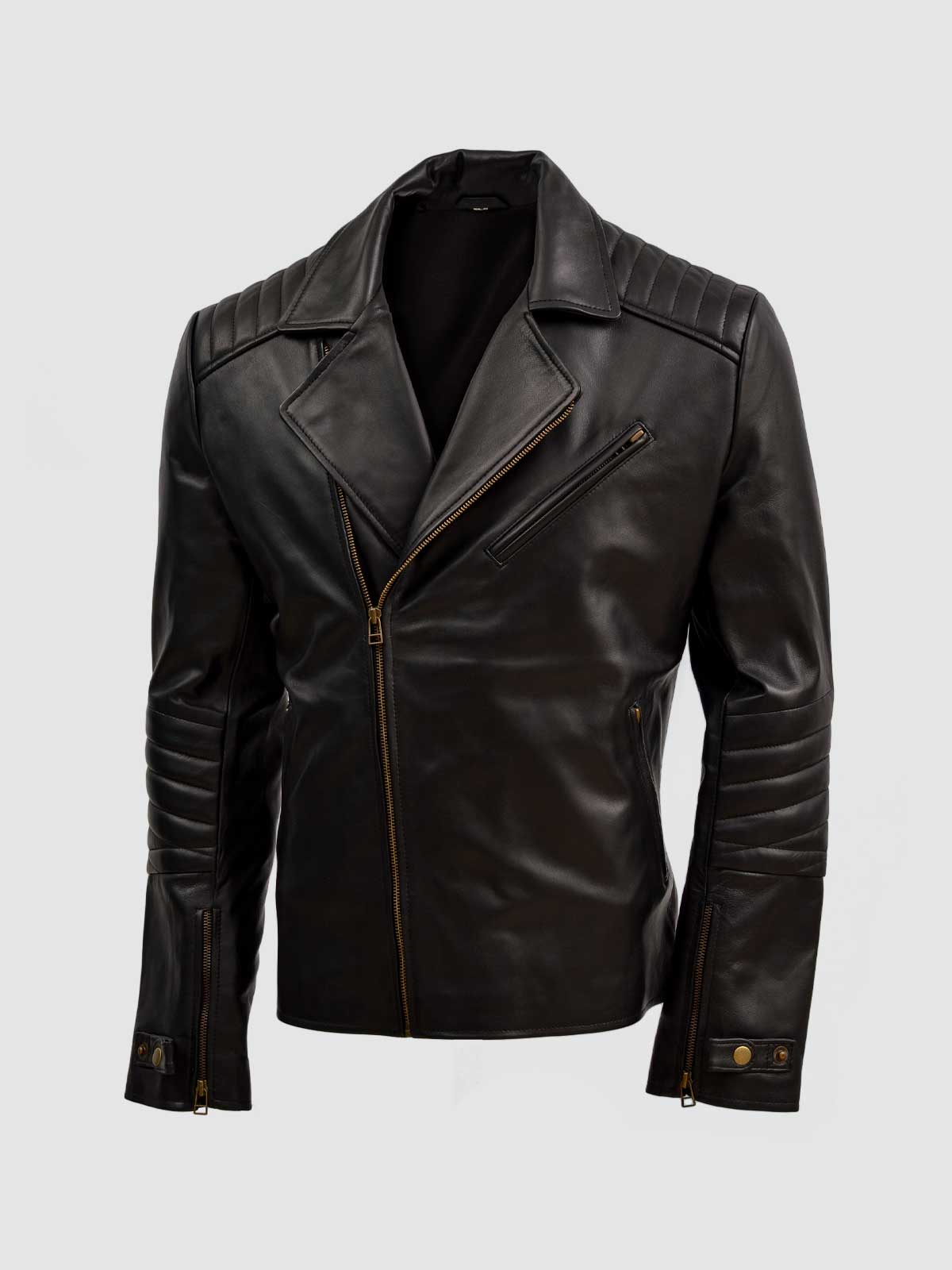 Vanguard | Men's Black Sheep Leather Biker Jacket
